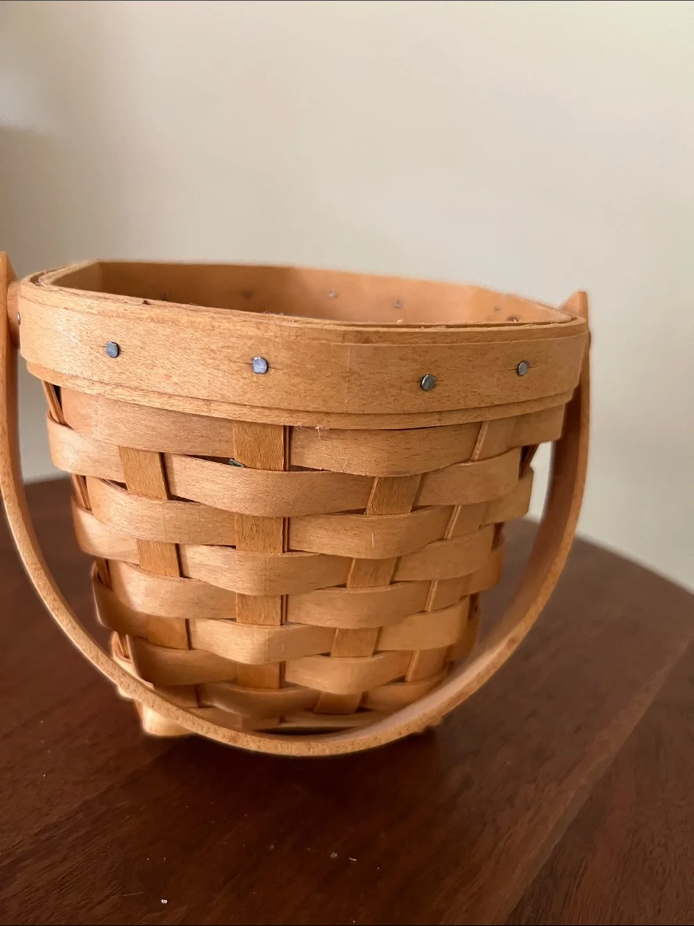 Longaberger 2001 Cancer Basket-SFH